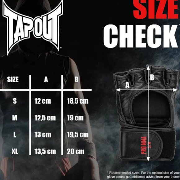 Tapout Red and Black Gloves - Picture 3 of 3
